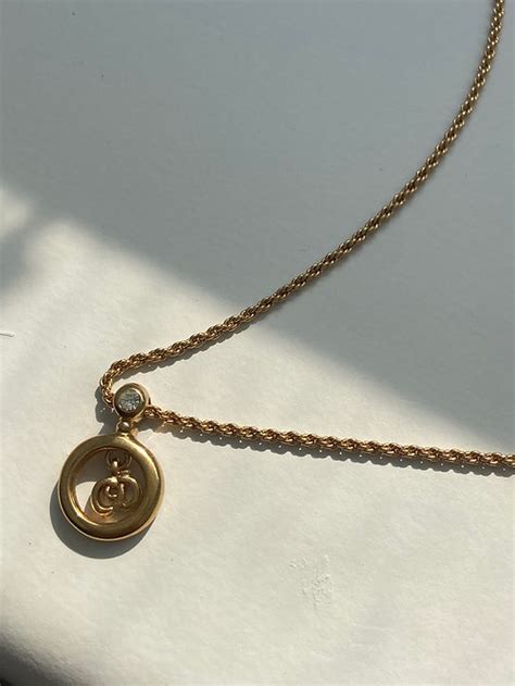 christian dior ketting zilver|CD Icon.